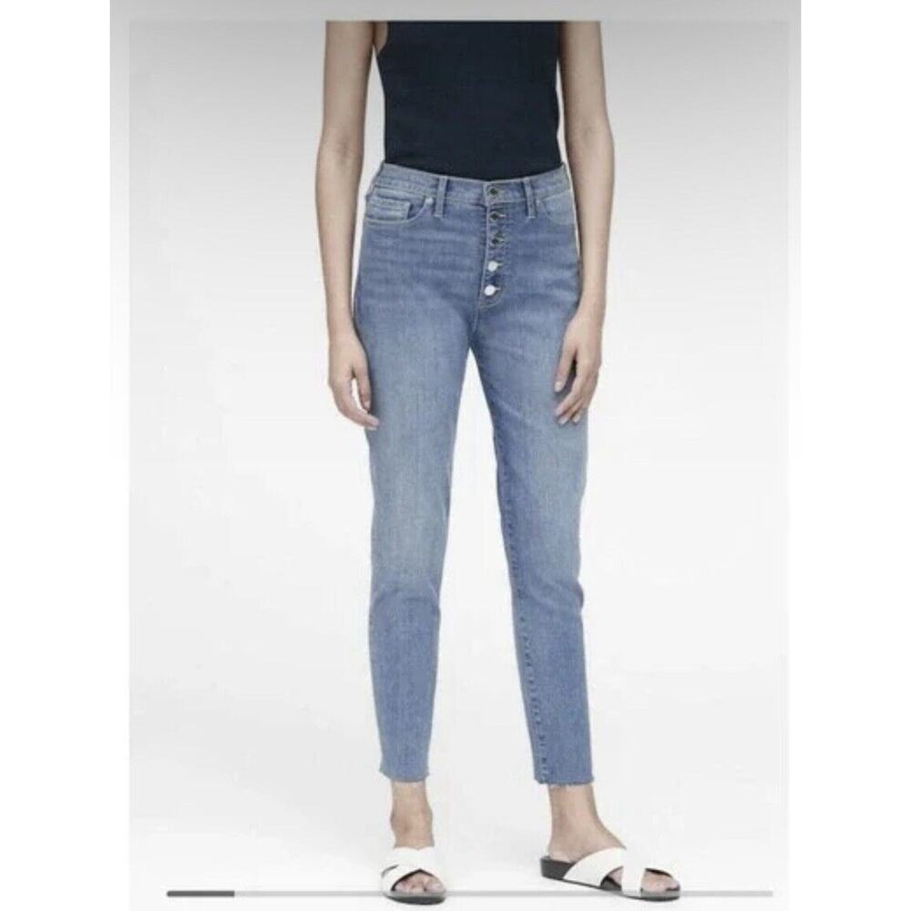 Banana Republic Jeans Women's 29 Button Fly High Rise Skinny Regular-NWT